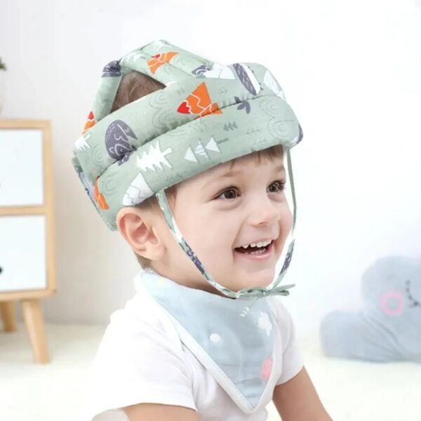 Baby Head Protection Cap – Adjustable Soft Safety Helmet